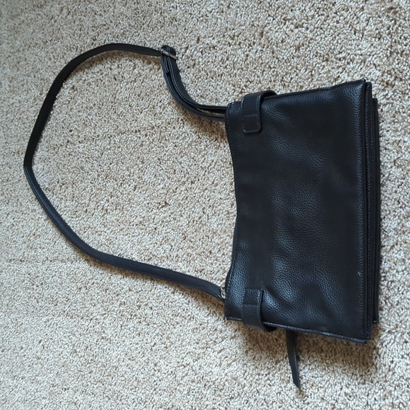 Rosetti Black Vegan Leather Cross Body Bag - Picture 2 of 8